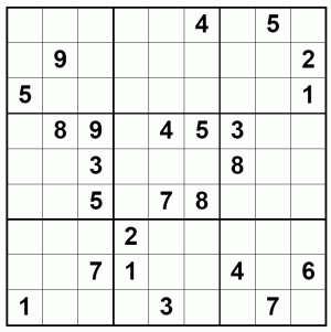 free printable sudoku puzzles easy level